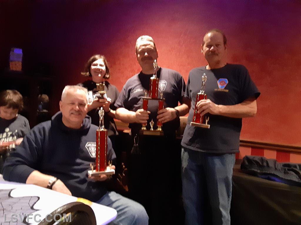Our Trophy Winners!
1st place Jesse
2nd place Joe Sr.
3rd place Cliff
TOILET BOWL TROPHY Mary
