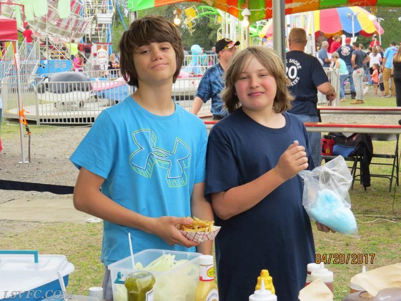 4/20/17-Opening Day-Jake and Landen- Junior Firefighters