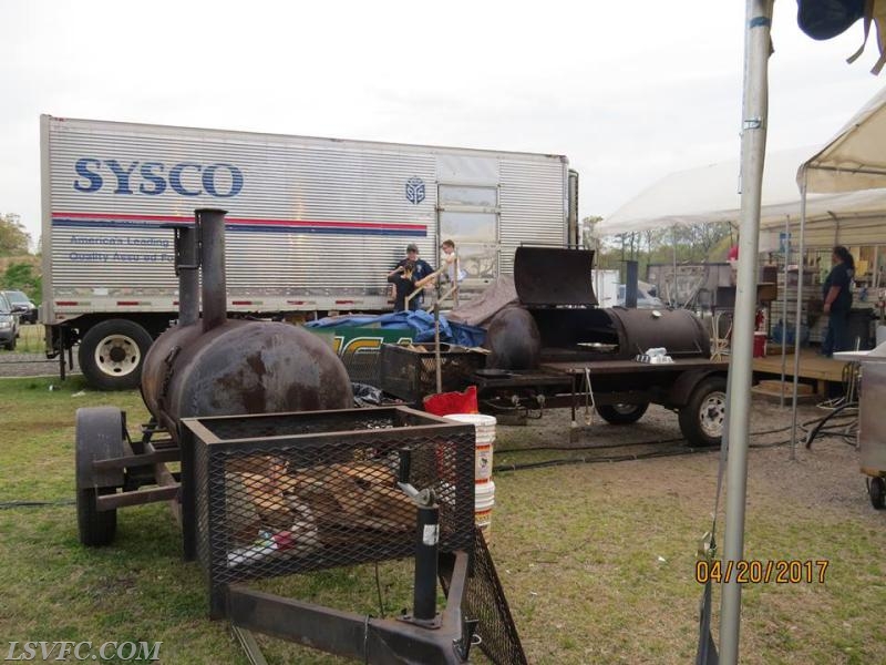 4/20/17-Opening Day-Our famous pit beef area